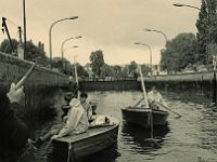 AUSFLUG2  Von der Regatta in Tegel zurck, durch die Spandauer Schleuse, "Mecki" Hans Waligora,...